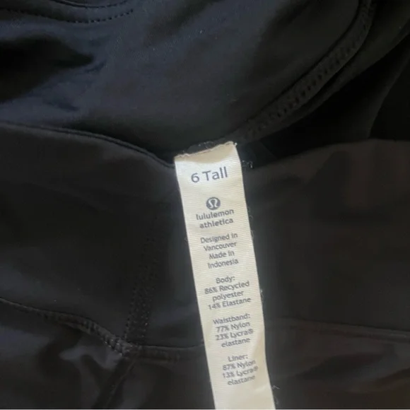 Lululemon Circuit Breaker Skirt Black 6 Tall - Picture 12 of 12